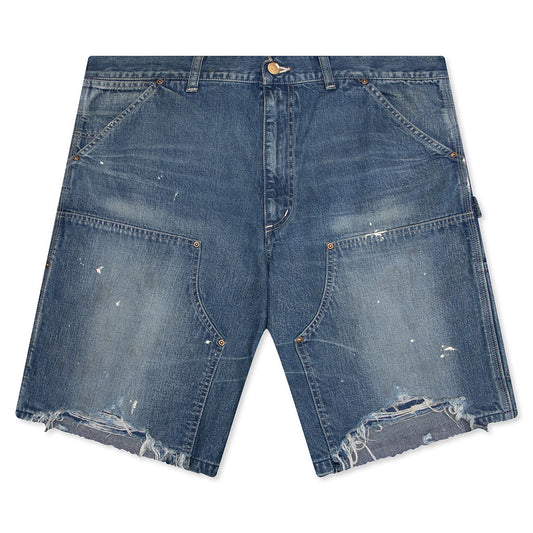 Double Knee Shorts - Blue
