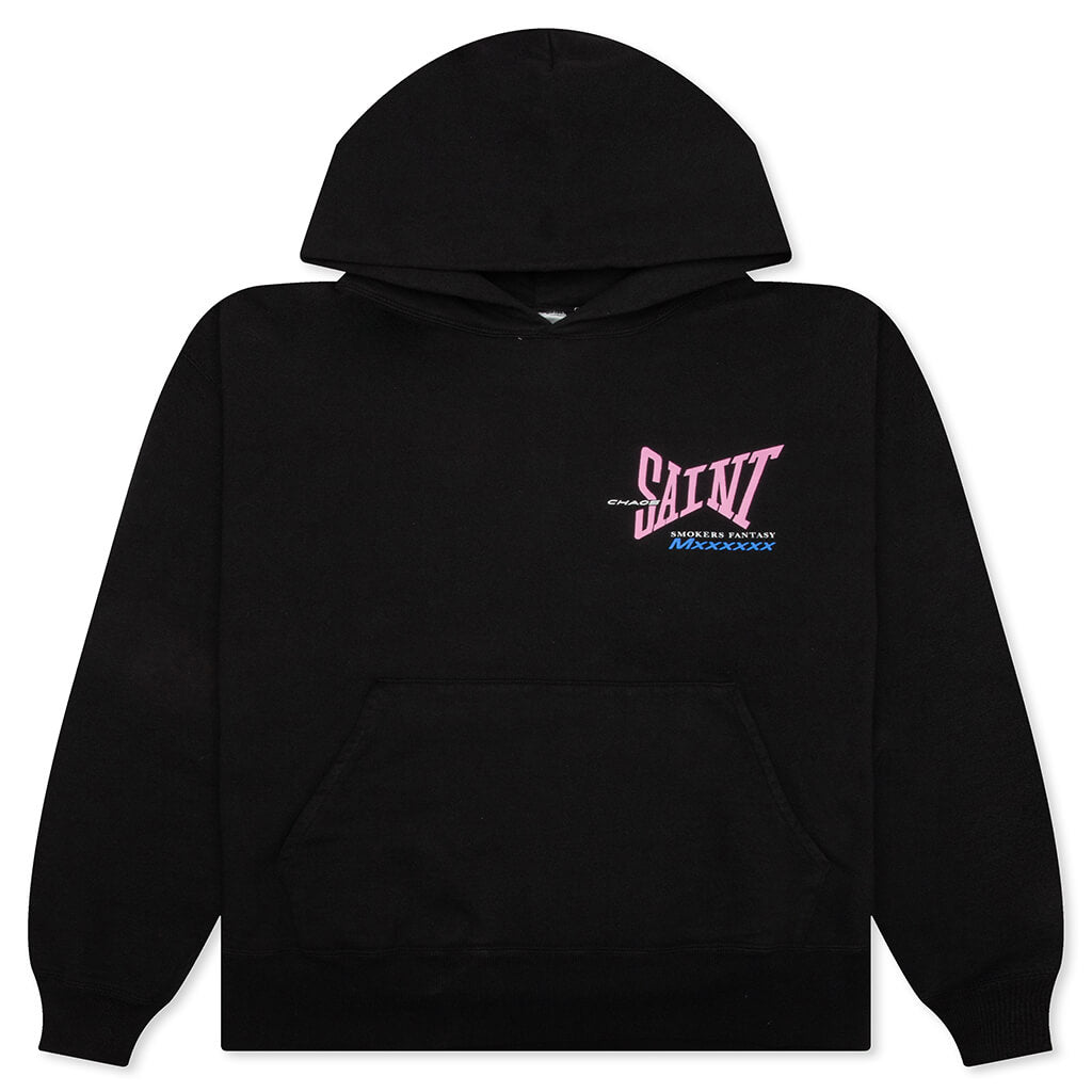Ribbon Saint Hoodie - Black