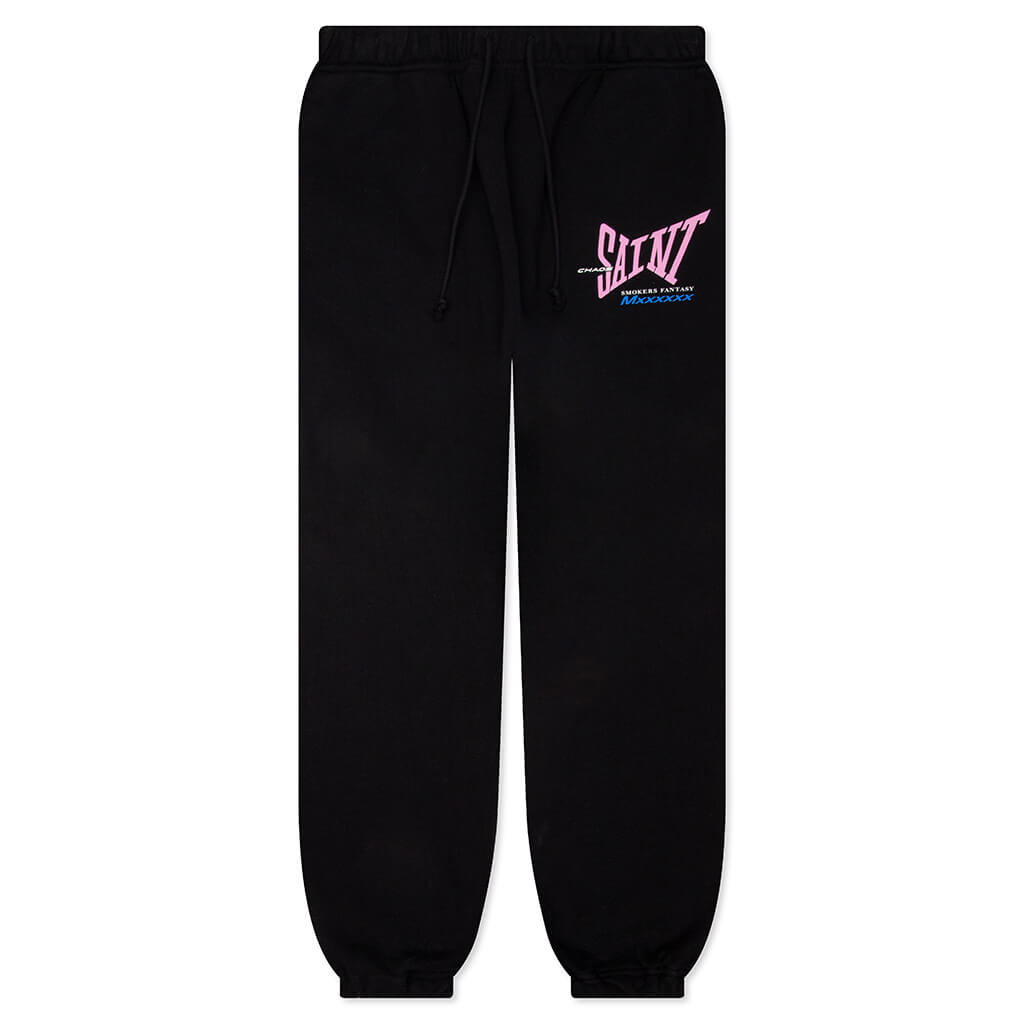 Ribbon Saint Sweatpants - Black