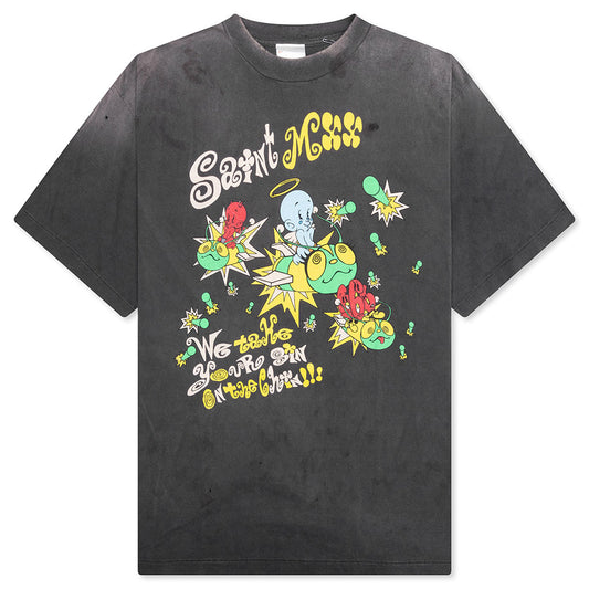 Saint-A-Delic S/S Tee - Black