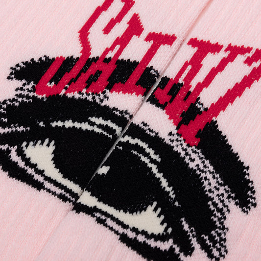 Saint Eye Socks - Pink