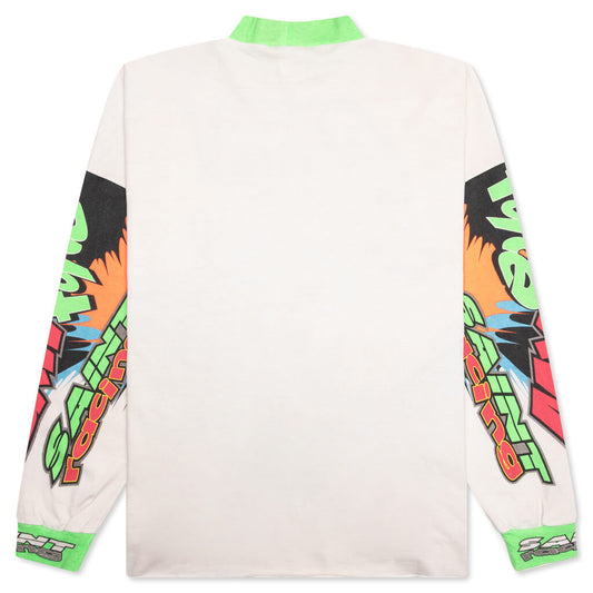 Saint Racing L/S Tee - White