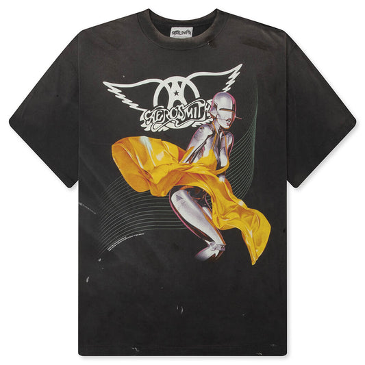 Saint M6 x Aerosmith S/S T-Shirt - Black