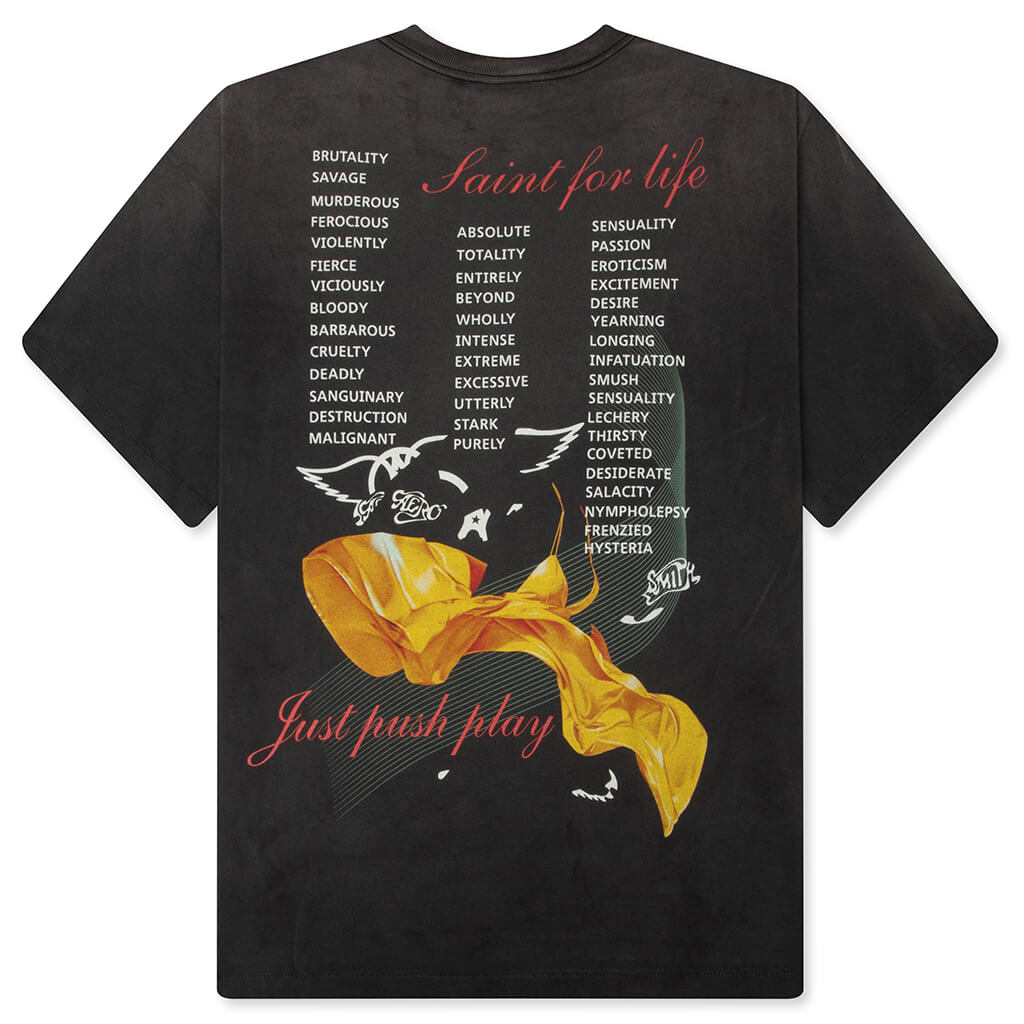 Saint M6 x Aerosmith S/S T-Shirt - Black