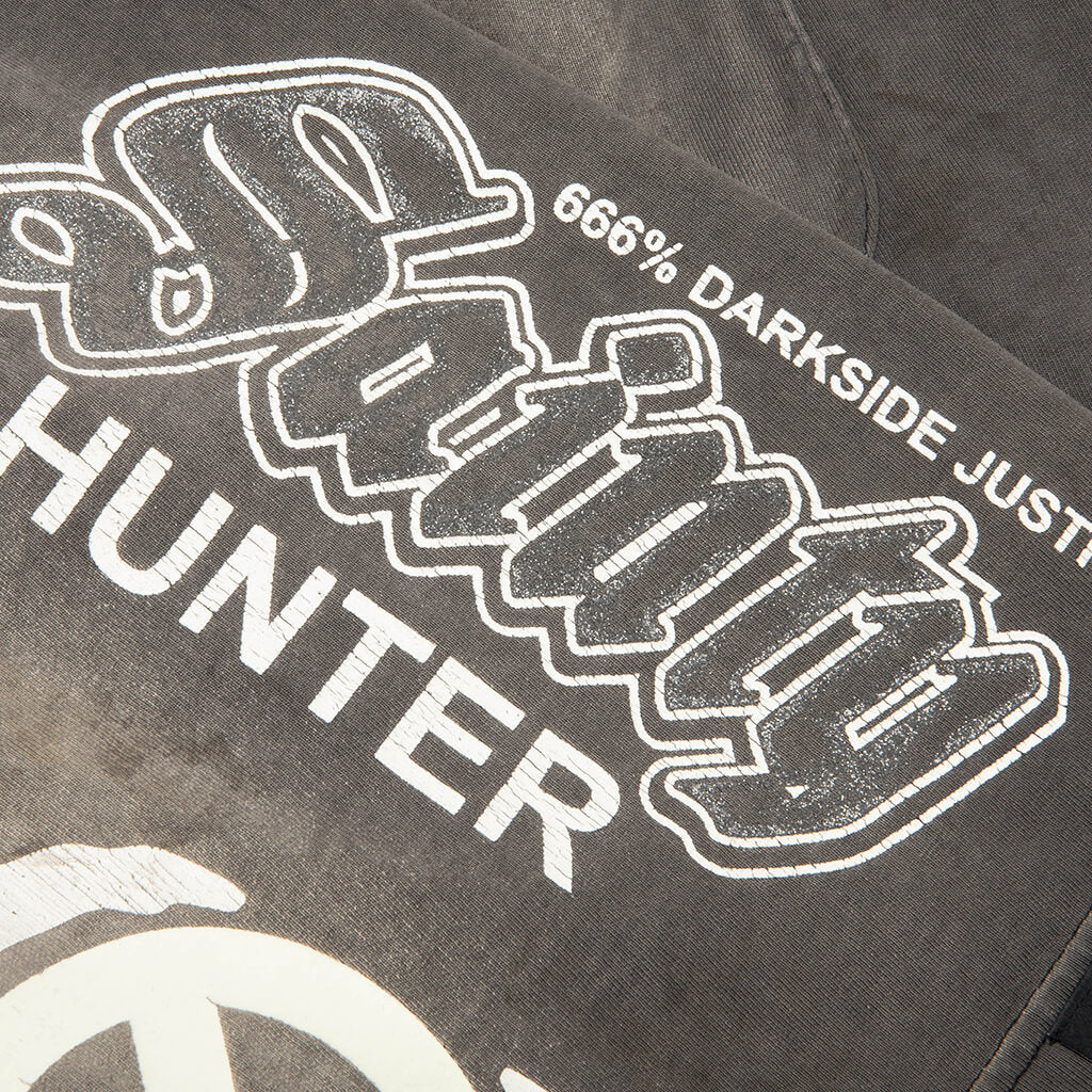 Saint M6 x Bounty Hunter Bone Cut Sew Shorts - Charcoal