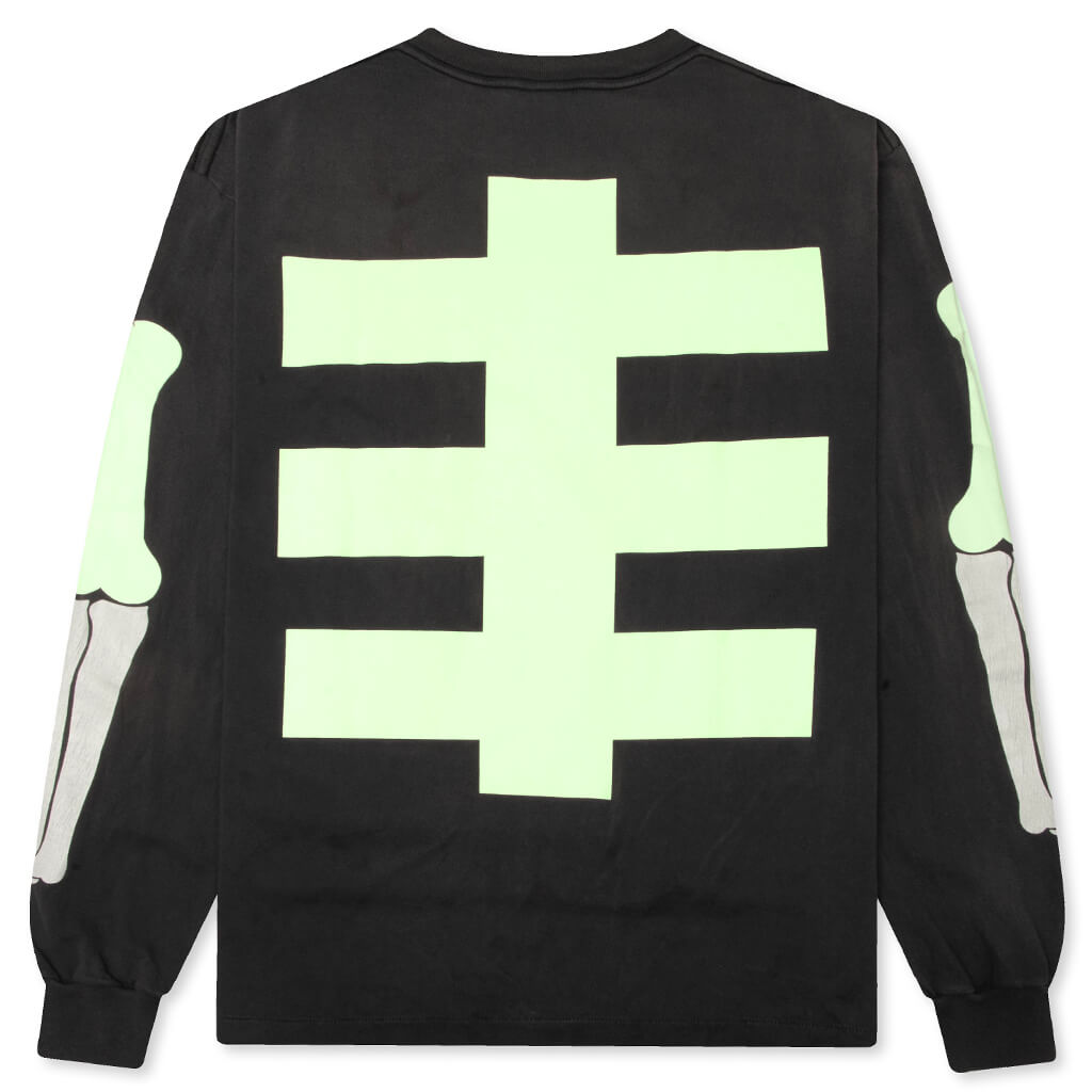 Saint M6 x Bounty Hunter Bone L/S T-Shirt - Black