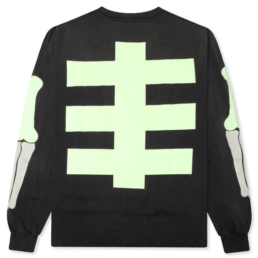 Saint M6 x Bounty Hunter Bone L/S T-Shirt - Black