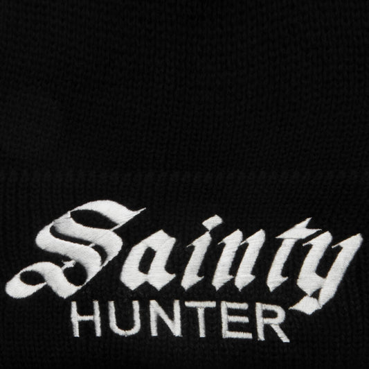 Saint M6 x Bounty Hunter Sainty Hunter Knit Beanie - Black