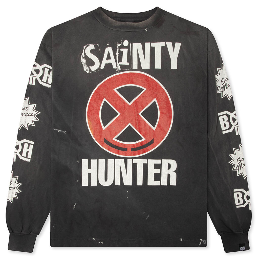 Saint M6 x Bounty Hunter Sainty Hunter L/S T-Shirt - Black