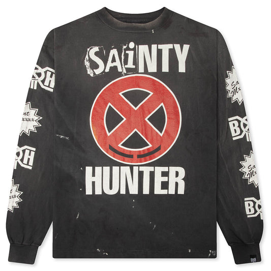 Saint M6 x Bounty Hunter Sainty Hunter L/S T-Shirt - Black