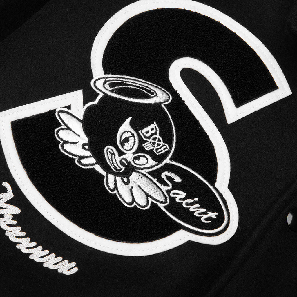 Saint M6 x Bounty Hunter Snt Hunter Varsity Jacket - Black