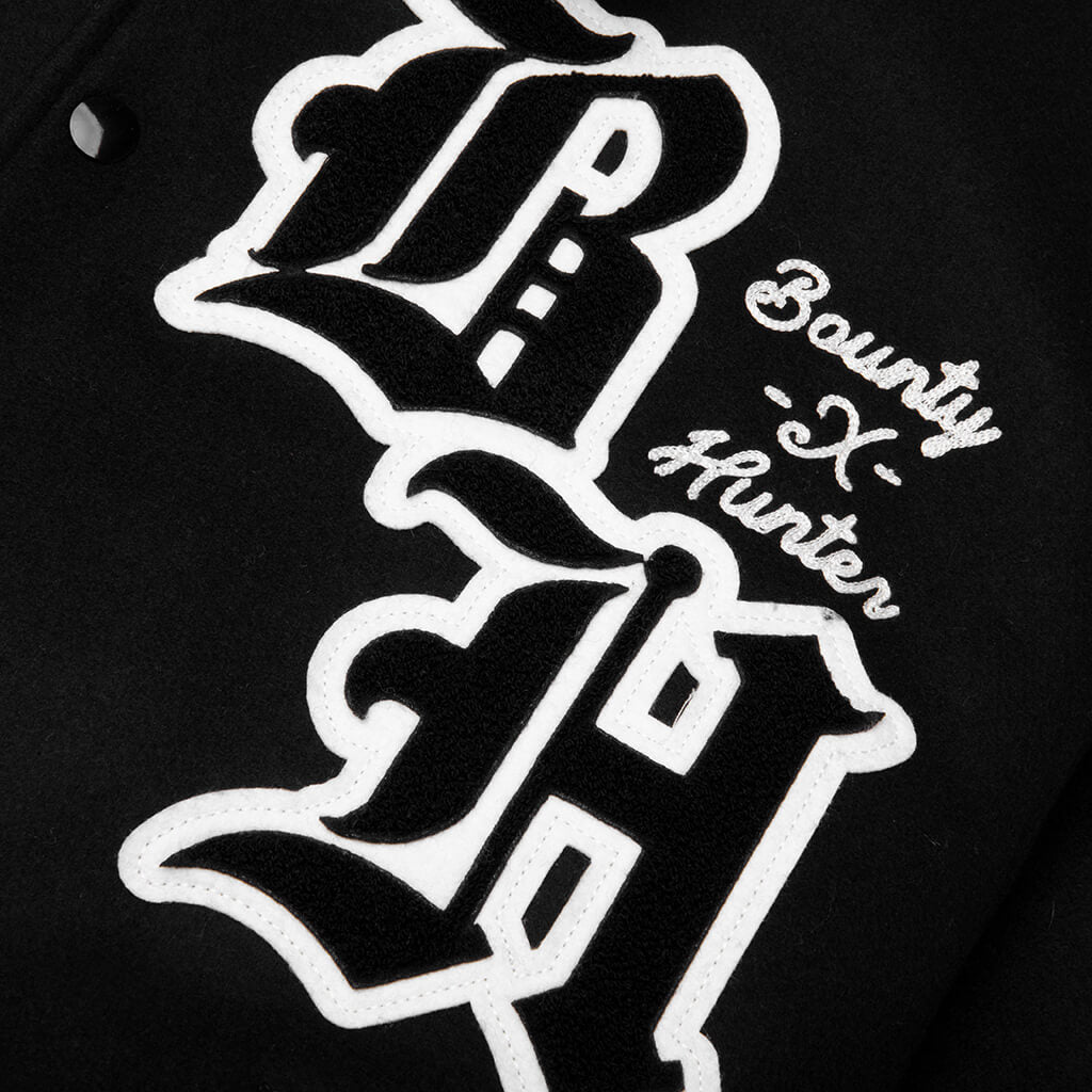 Saint M6 x Bounty Hunter Snt Hunter Varsity Jacket - Black
