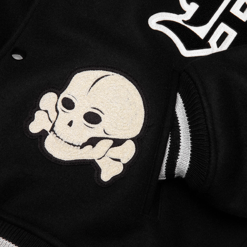Saint M6 x Bounty Hunter Snt Hunter Varsity Jacket - Black