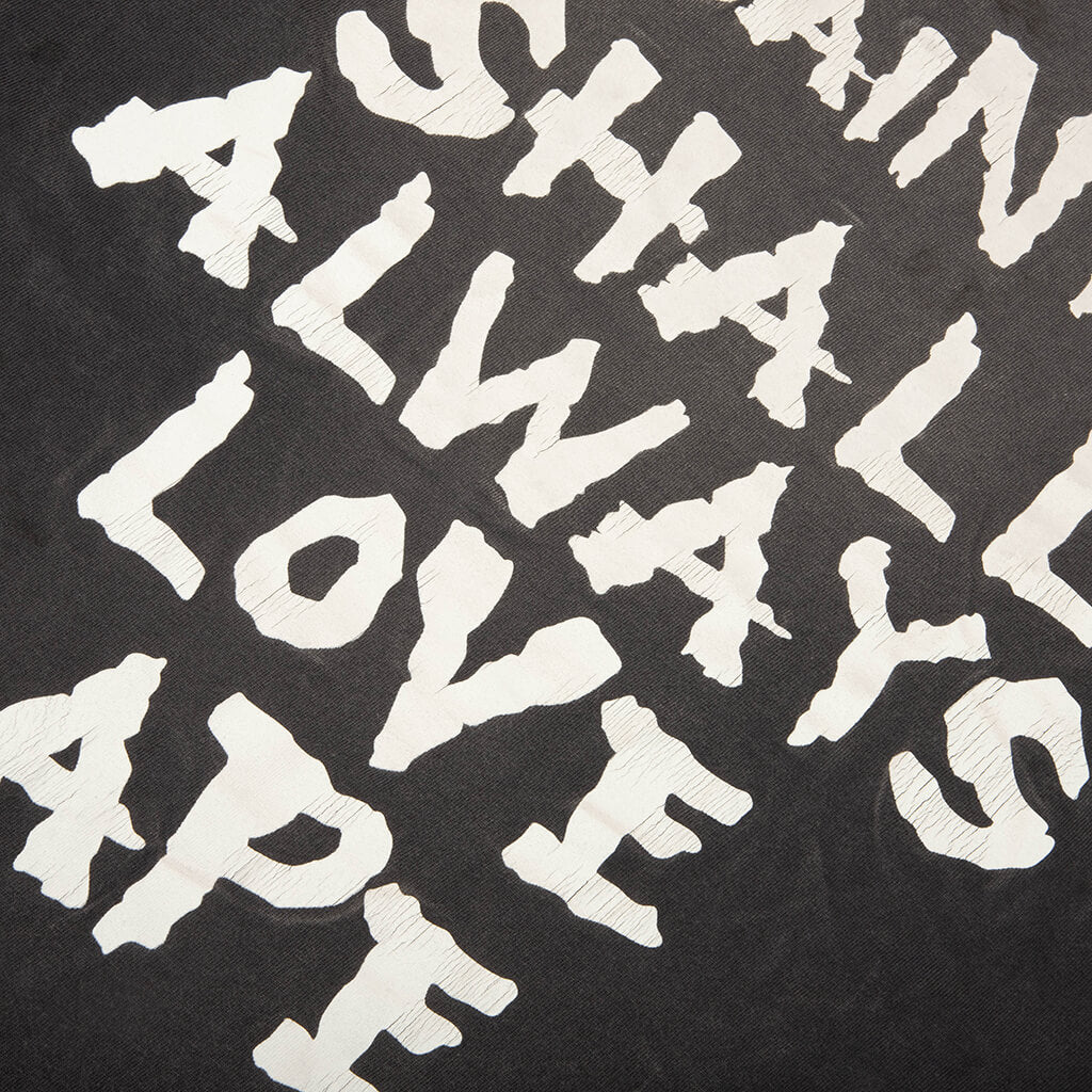 Saint M6 x BAPE Always Love S/S T-Shirt - Black