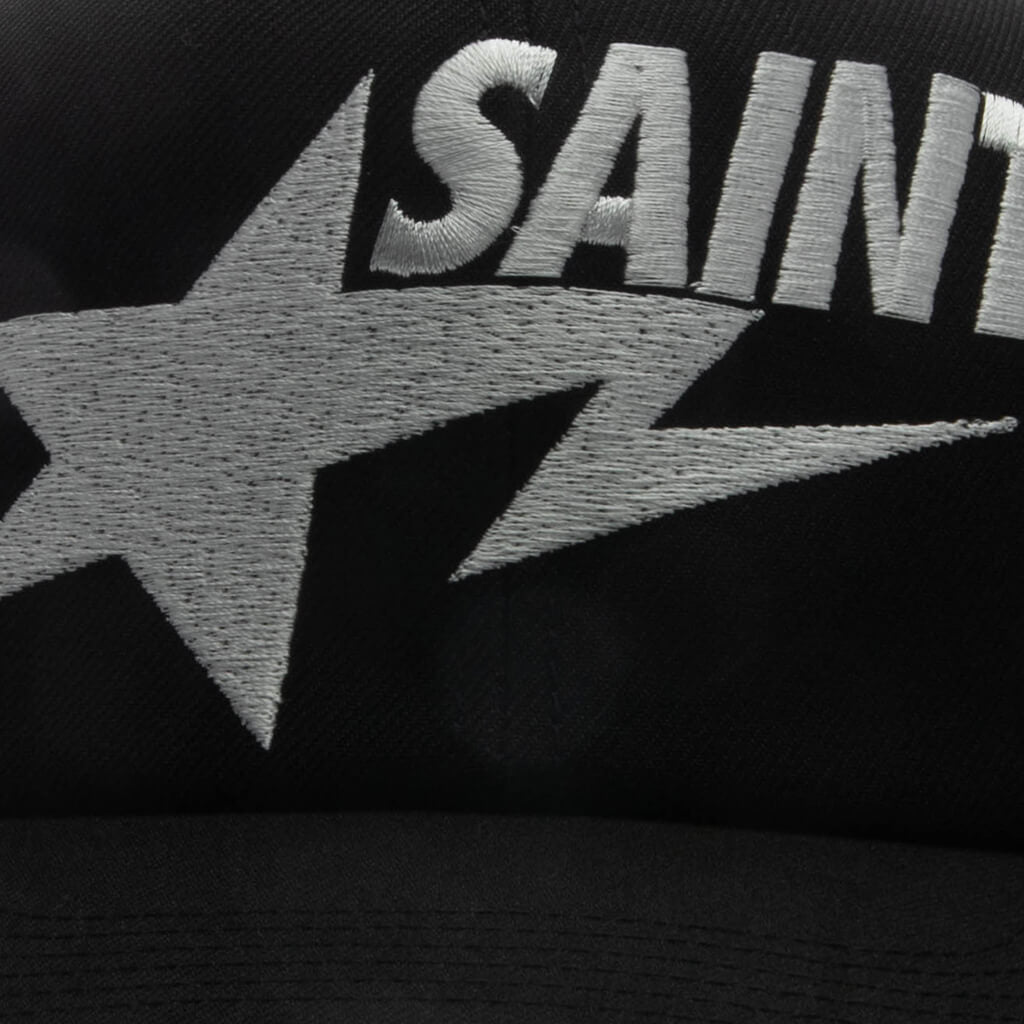 Saint M6 x BAPE Mesh Cap - Black