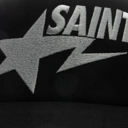 Saint M6 x BAPE Mesh Cap - Black