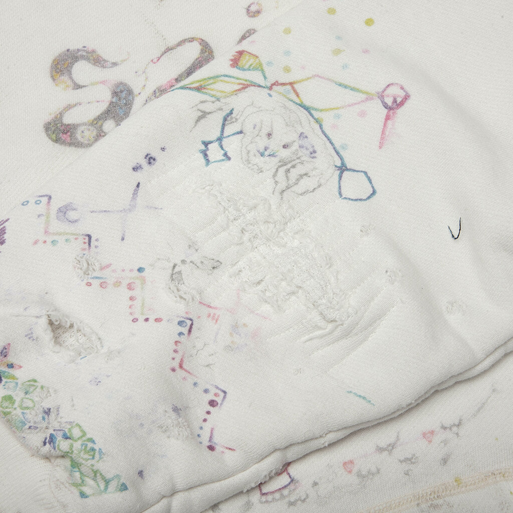 Saint M6 x COCO Double Face Hoodie - White