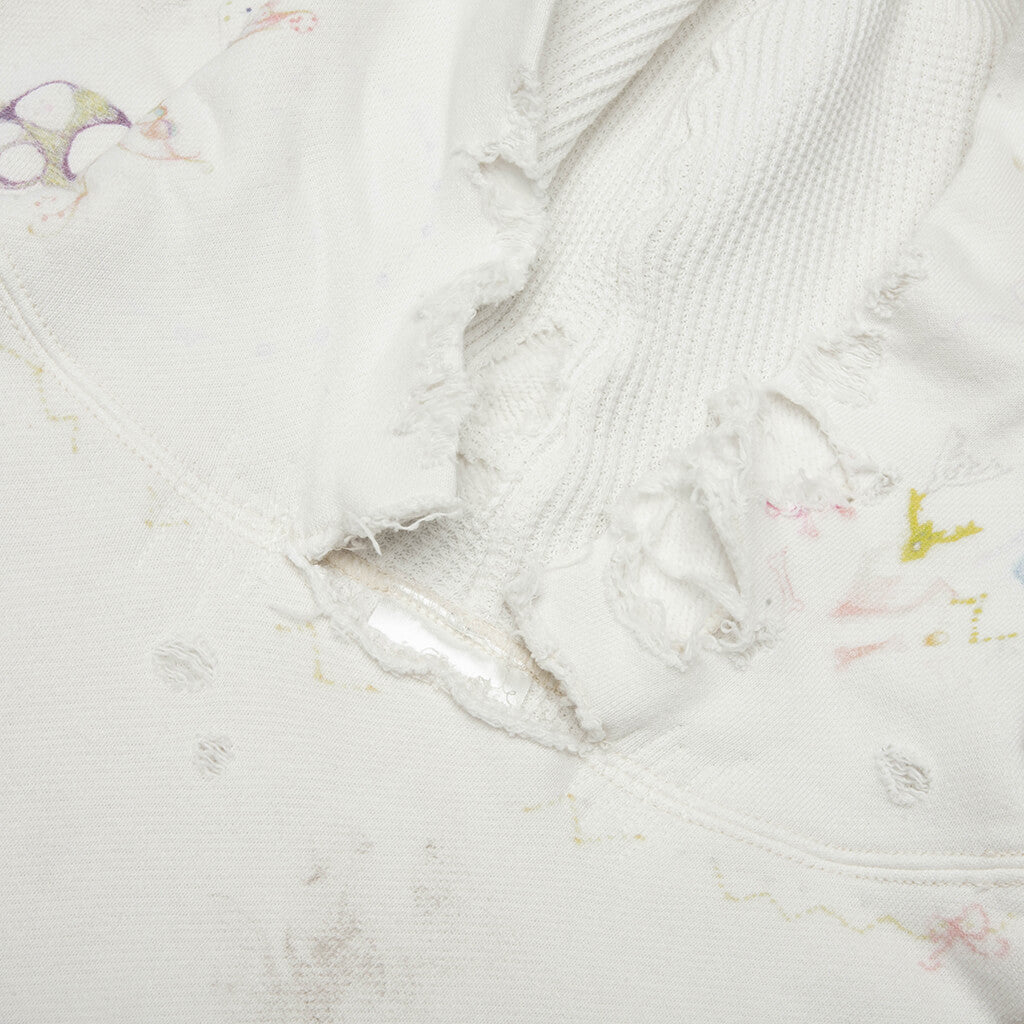 Saint M6 x COCO Double Face Hoodie - White