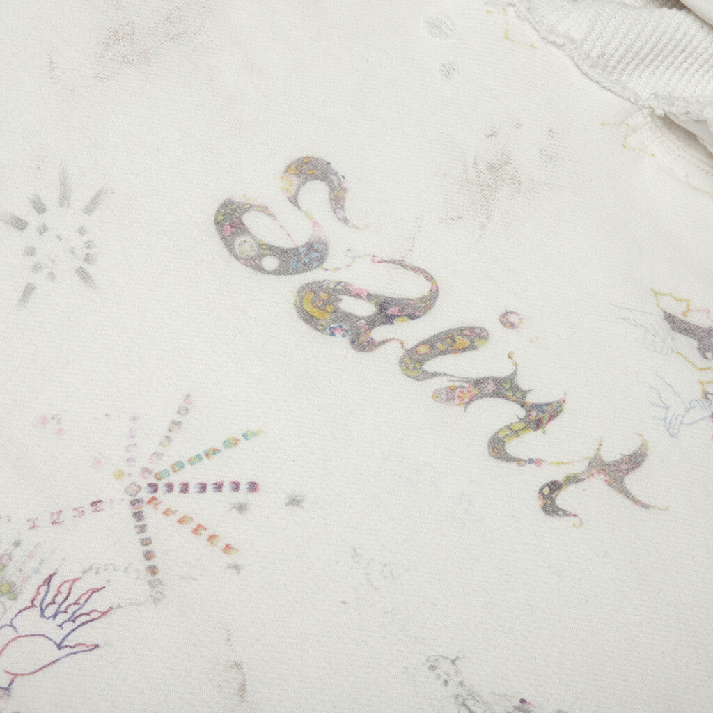 Saint M6 x COCO Double Face Hoodie - White