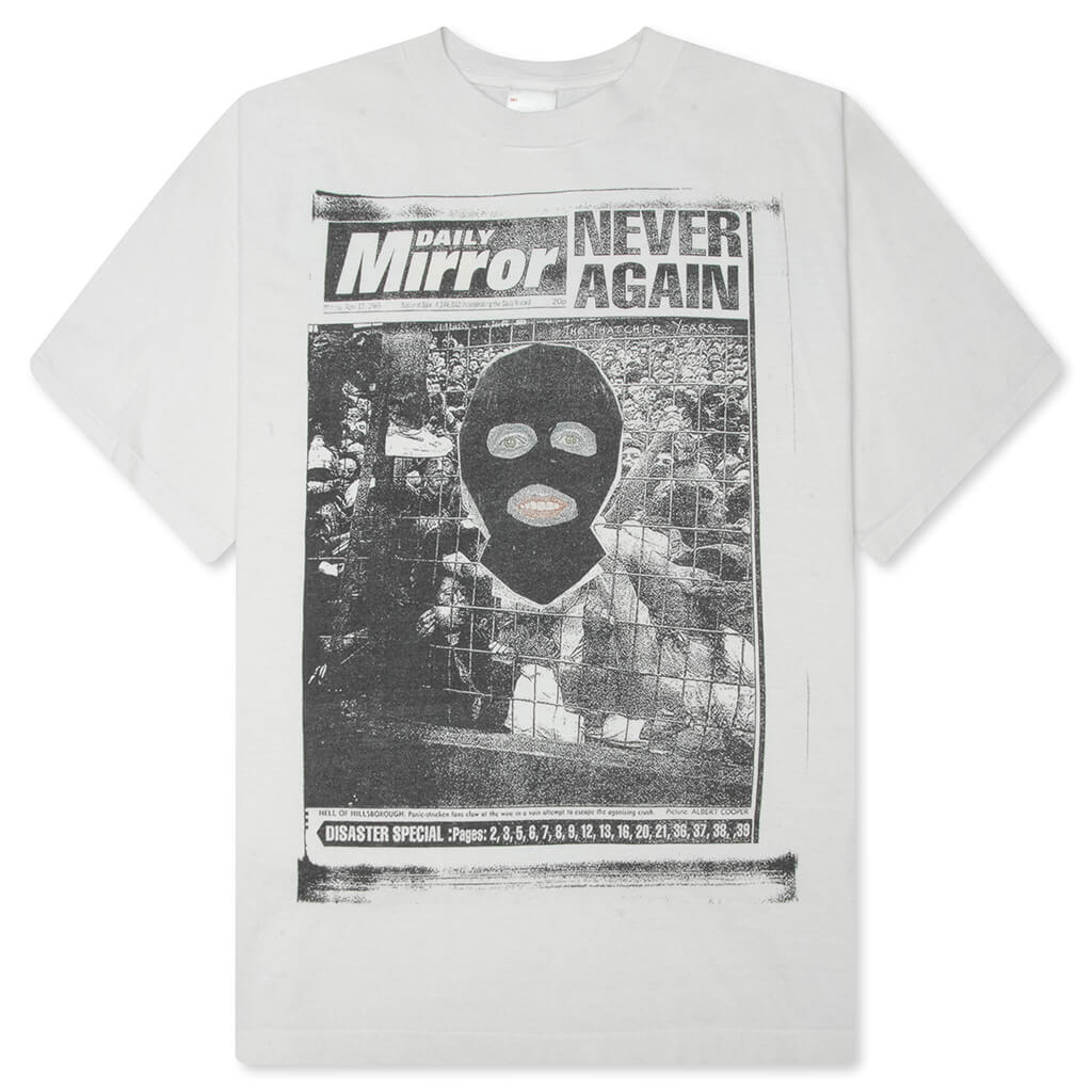 Saint M6 x Jamie Reid Mask S/S T-Shirt - White