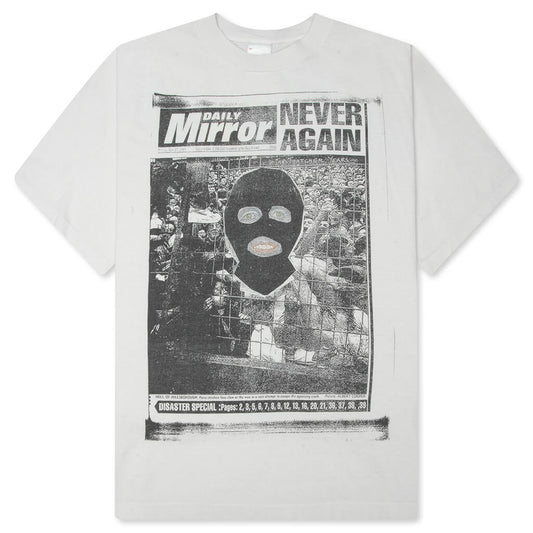 Saint M6 x Jamie Reid Mask S/S T-Shirt - White