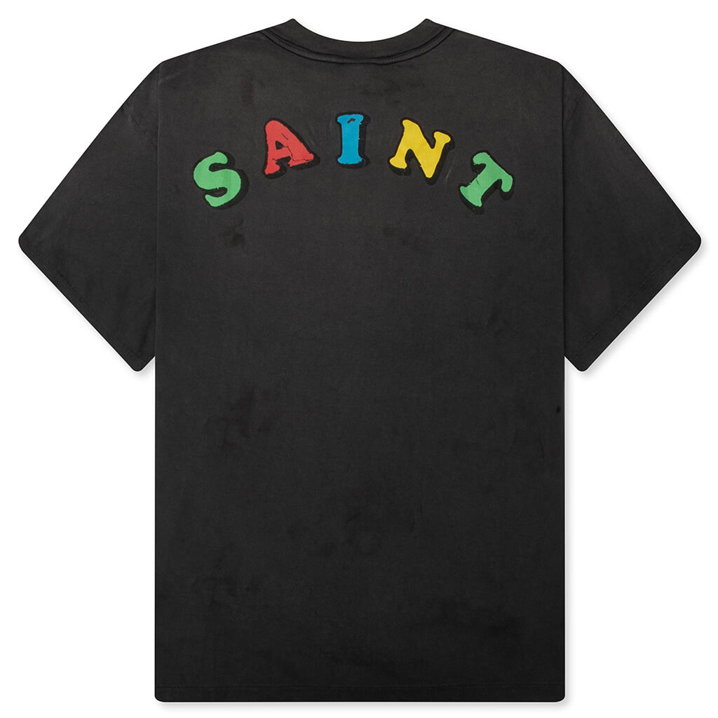 Saint M6 x Jamie Reid Vote F Light S/S T-Shirt - Black