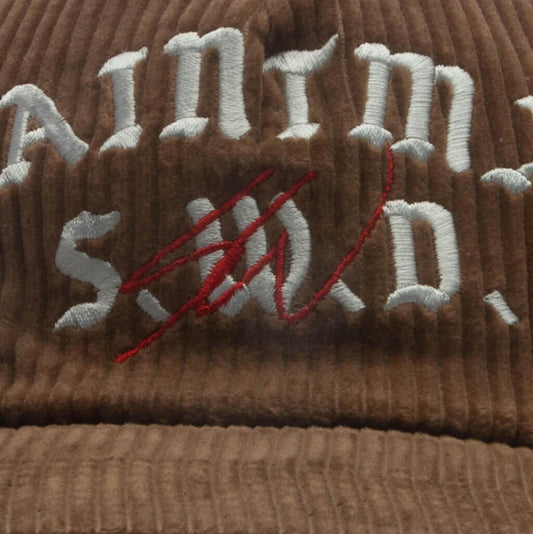 Saint M6 x Sean Wotherspoon 'Saint Sw' Corduroy Cap - Brown