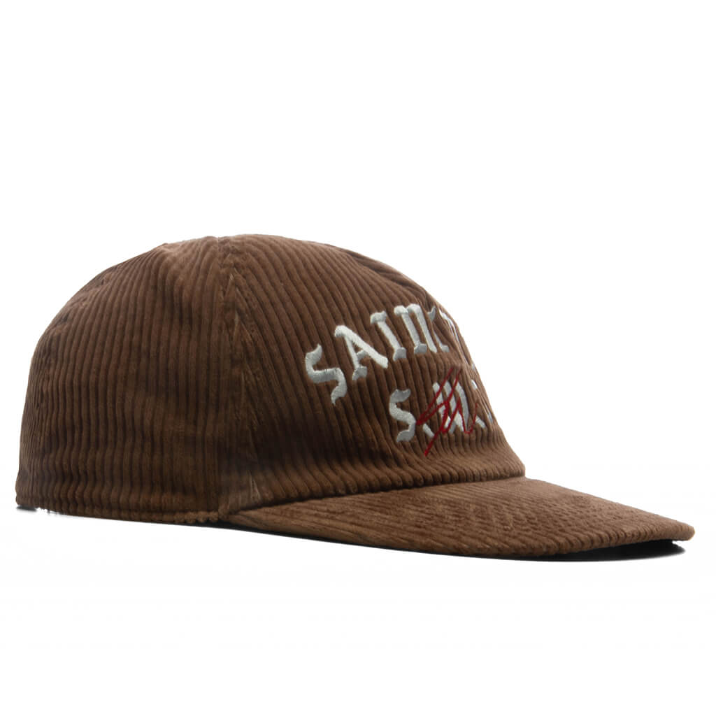 Saint M6 x Sean Wotherspoon 'Saint Sw' Corduroy Cap - Brown