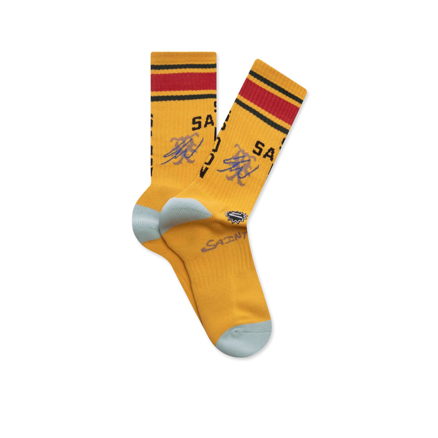 Saint M6 x Sean Wotherspoon 'Saint SW' Socks - Yellow