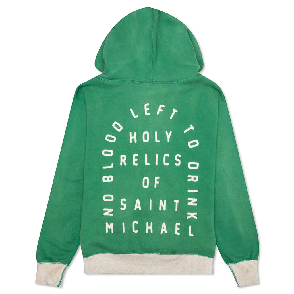 Hoodie - Green/Grey