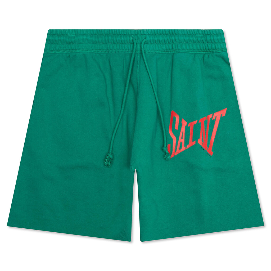 Logo Sweat Shorts - Green