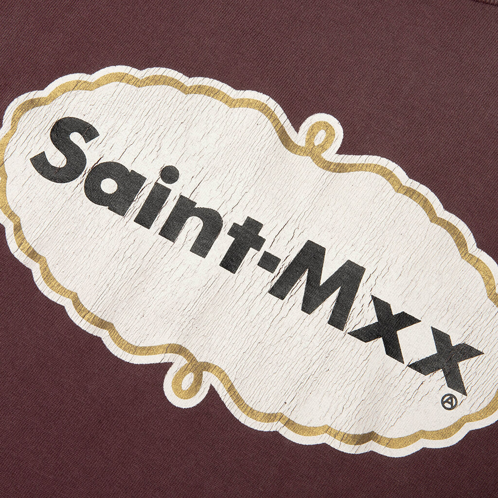 Saint Mxx S/S T-Shirt - Burgundy
