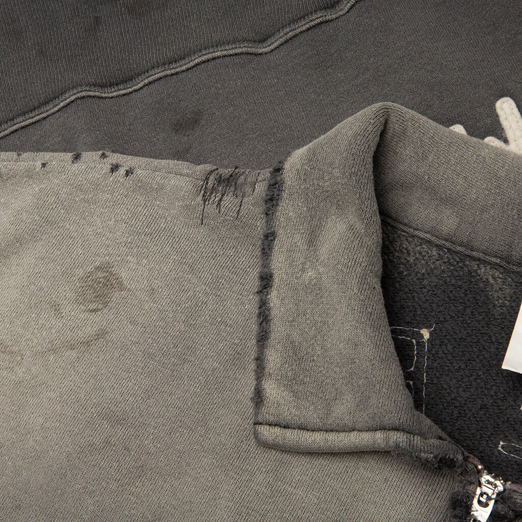 Saint S/S Half Zip Sweat Polo - Charcoal