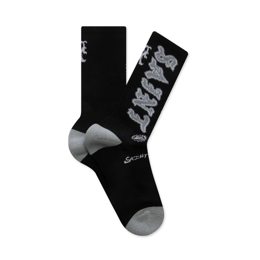 Saint Socks - Black/Gray