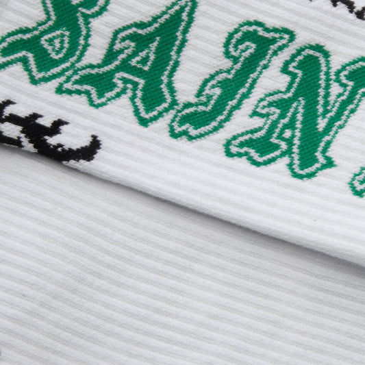 Saint Socks - White/Green