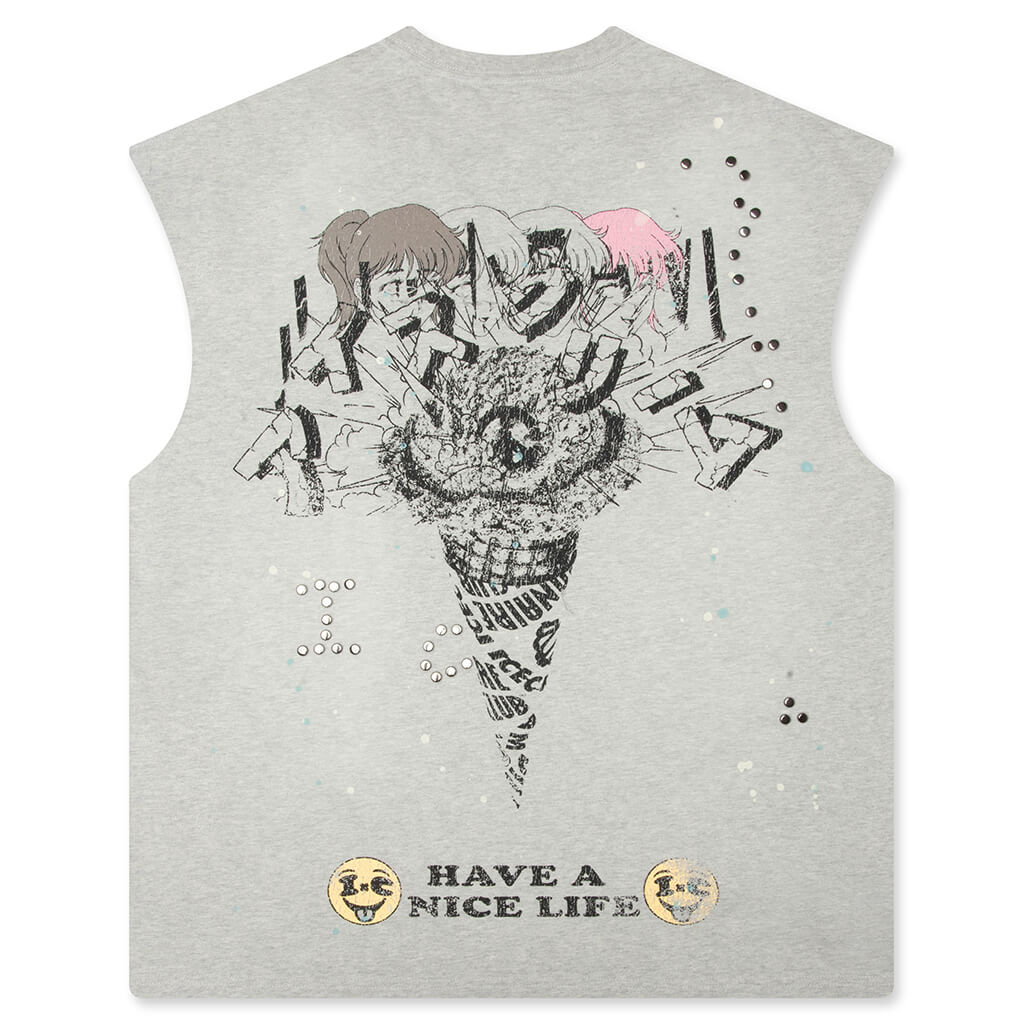Samus Tank - Heather Grey