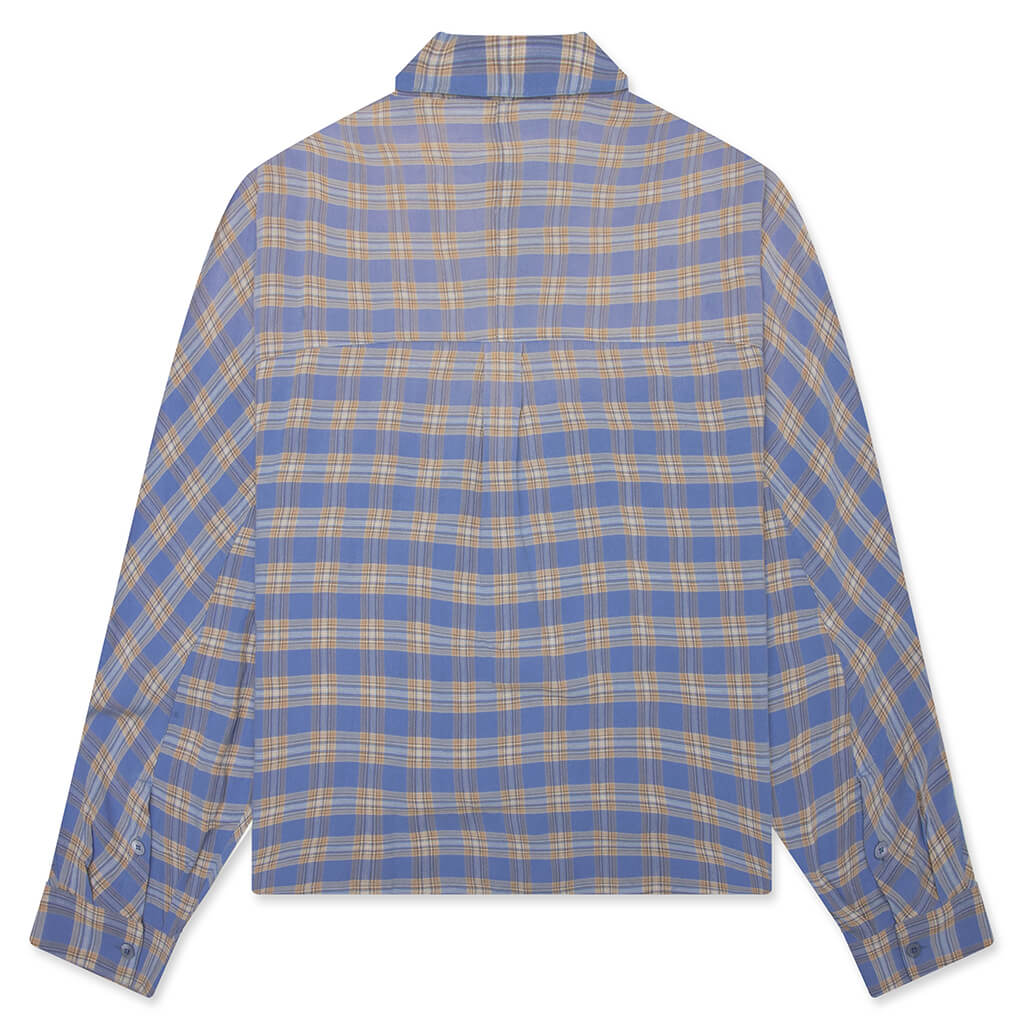 Santa Monica Flannel - Drift Blue