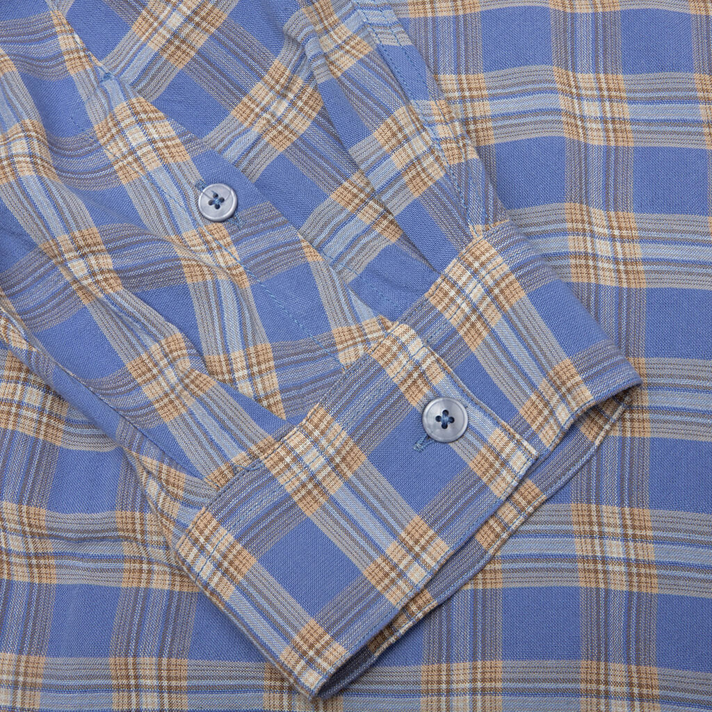 Santa Monica Flannel - Drift Blue