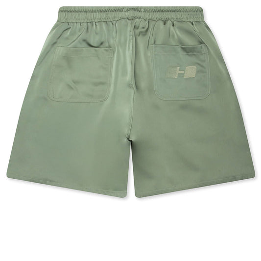 Satin Drawcord 7" Shorts - Sage