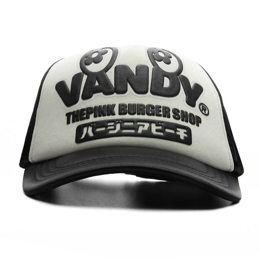 Satin Eye Logo Trucker Hat - Black