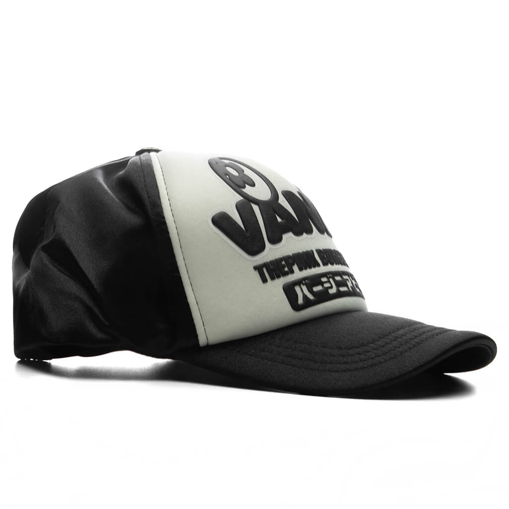 Satin Eye Logo Trucker Hat - Black