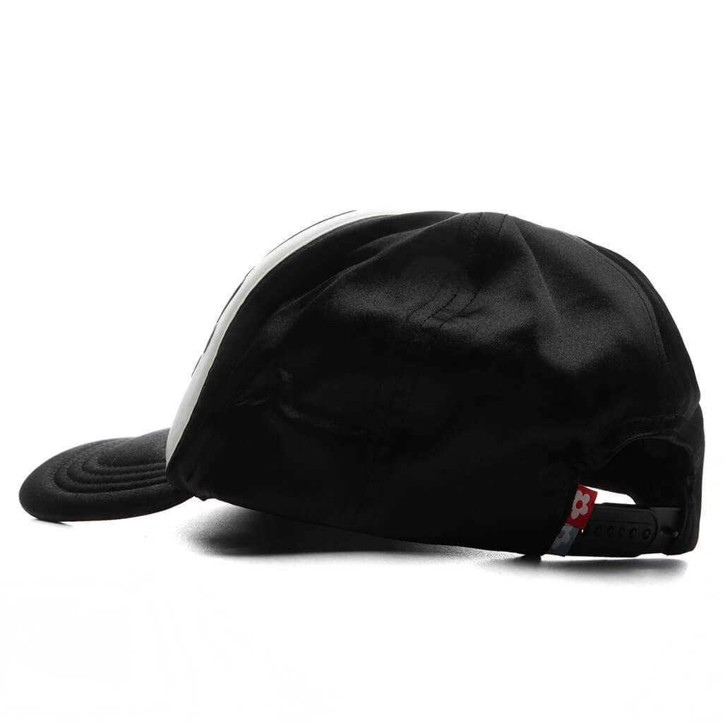 Satin Eye Logo Trucker Hat - Black