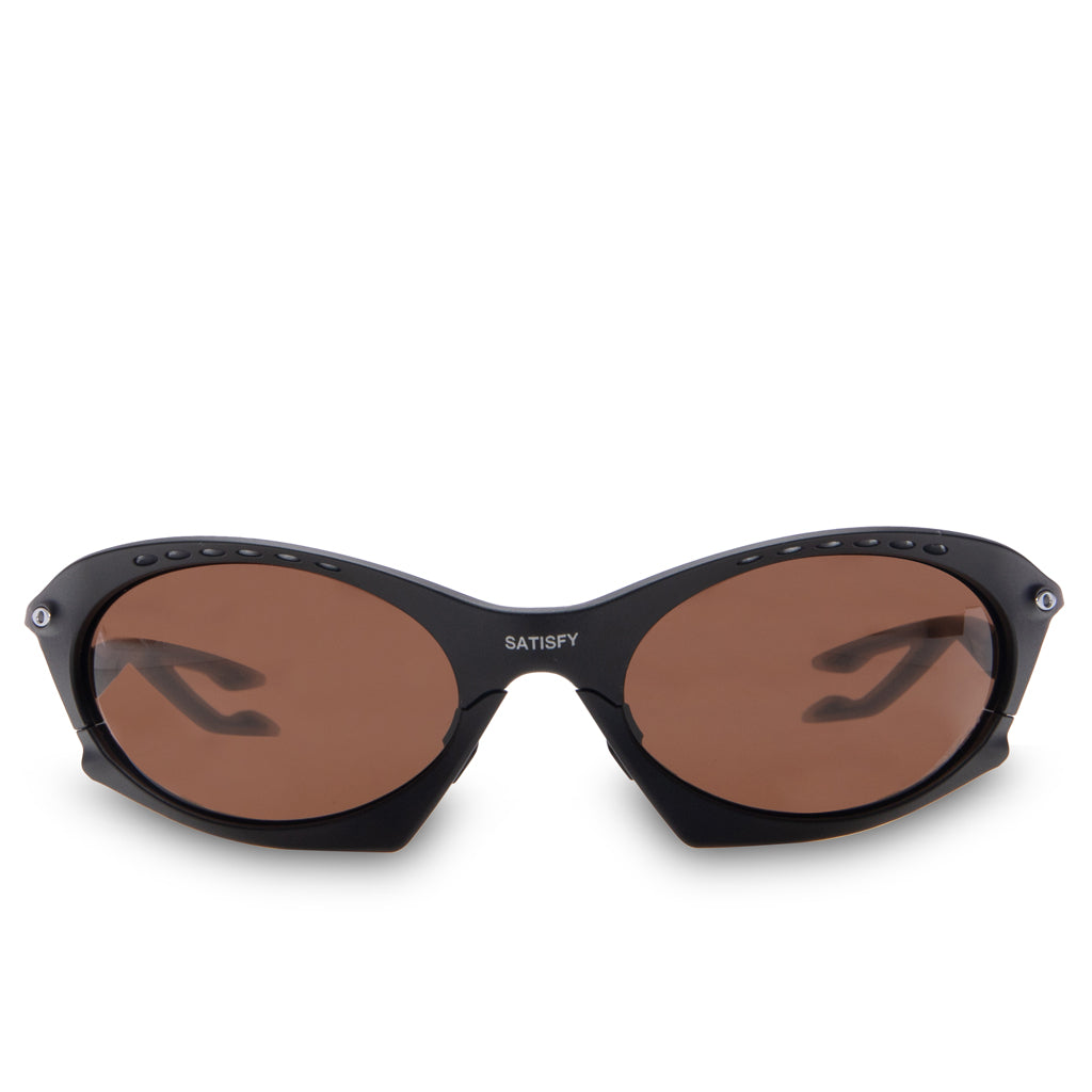 Satisfy Running x Oakley Plantaris - Matte Black/Prizm Bronze