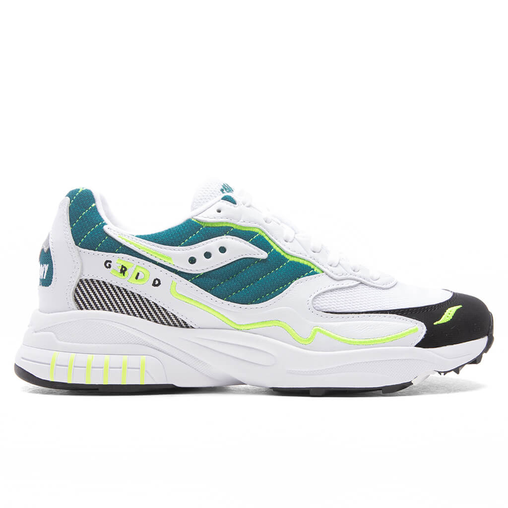 3D Grid Hurricane - White/Green
