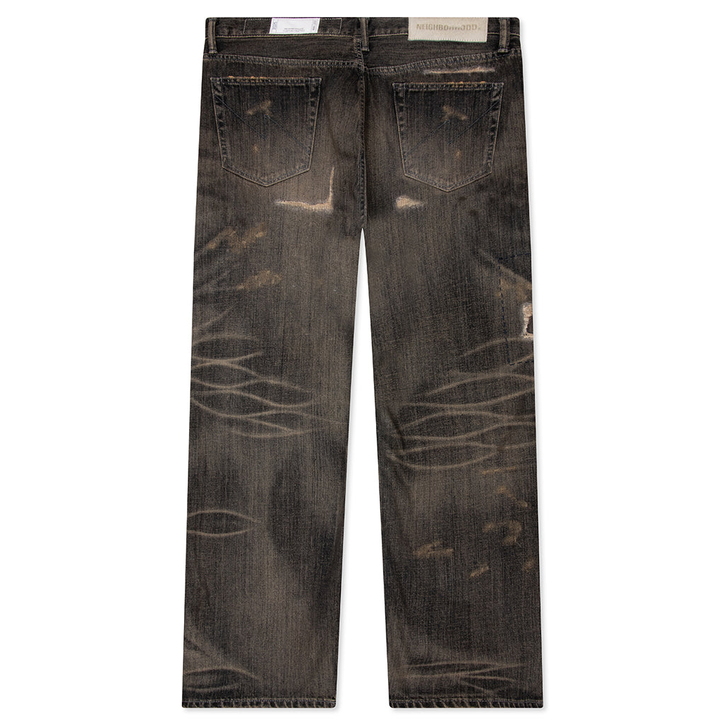 Savage Denim DP Wide Pants - Black