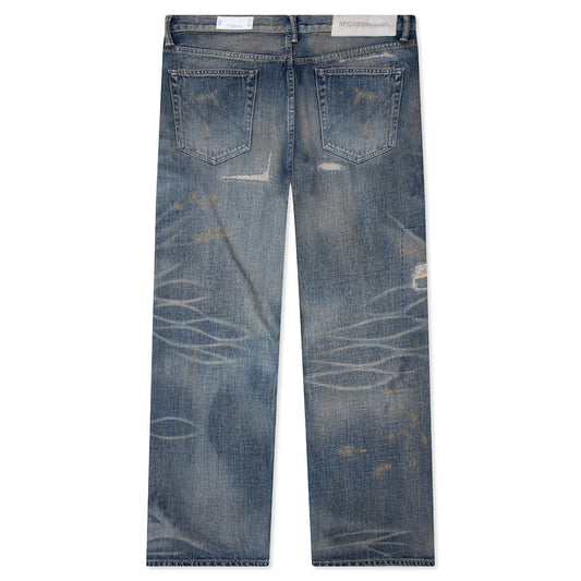 Savage Denim DP Wide Pants - Indigo