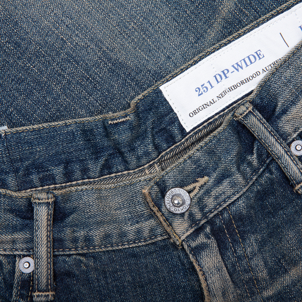 Savage Denim DP Wide Pants - Indigo