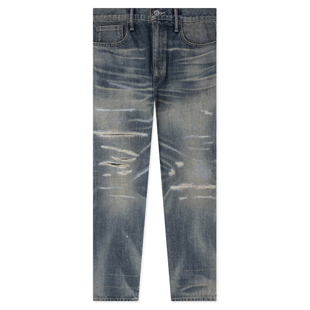 Savage Denim Dp Mid Pants - Indigo