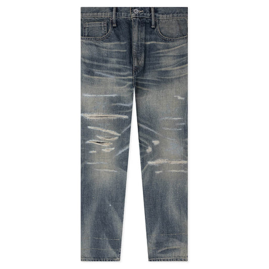 Savage Denim Dp Mid Pants - Indigo