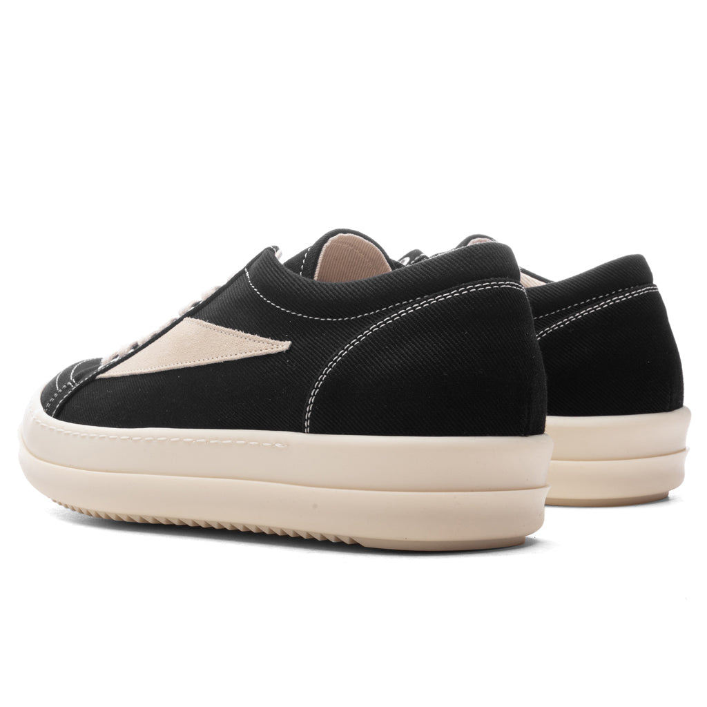 Scarpe in Denim Vintage Low Sneakers - Black/Milk